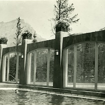 Banff Springs Hotel Pool View 1