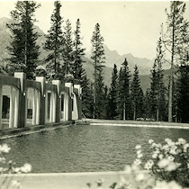 Banff Springs Hotel Pool View 4