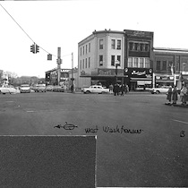 South Washington Avenue and intersection with Washtenaw Street